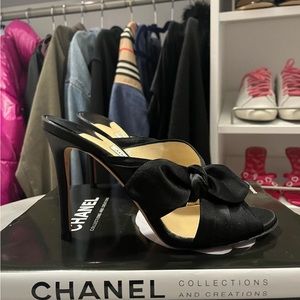 JIMMY CHOO KELLY 100 SATIN SANDALS